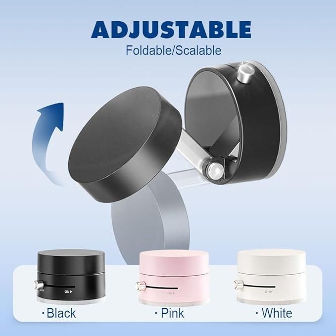Magnetic vacuum suction phone holder
